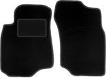 Wielganizator Tappetini Auto Velours Anteriori Adatto Per Mitsubishi Lancer Vii (2003-2008, Station Wagon, Berlina) Neri, Set 2 Pz, Con Fissaggi