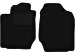 Wielganizator Tappetini Auto Velours Anteriori Adatto Per Toyota Corolla Verso I (2001-2004, Minivan) Neri, Set 2 Pz, Con Fissaggi