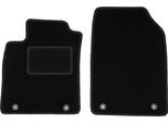 Wielganizator Tappetini Auto Velours Anteriori Adatto Per Opel Vectra C (2002-2008, Liftback, Hatchback, Berlina) Neri, Set 2 Pz, Con Fissaggi