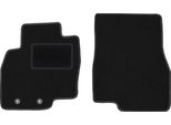 Wielganizator Tappetini Auto Velours Anteriori Adatto Per Mitsubishi Grandis (2004-2010, Minivan) Neri, Set 2 Pz, Con Fissaggi