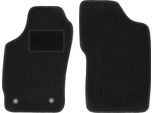 Wielganizator Tappetini Auto Velours Anteriori Adatto Per Peugeot 306 (1993-2001, Station Wagon, Kombi, Hatchback) Neri, Set 2 Pz, Con Fissaggi