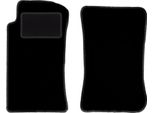 Wielganizator Tappetini Auto Velours Anteriori Adatto Per Mazda MX-5 I (1989-1998, Cabriolet) Neri, Set 2 Pz, Con Fissaggi