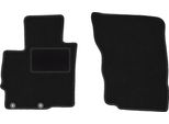 Wielganizator Tappetini Auto Velours Anteriori Adatto Per Mitsubishi Eclipse Cross (2017-, Suv) Neri, Set 2 Pz, Con Fissaggi