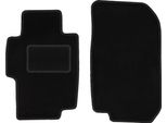 Wielganizator Tappetini Auto Velours Anteriori Adatto Per Honda Accord Vii (2002-2008, Berlina, Station Wagon, Tourer, Type-S) Neri, Set 2 Pz, Con Fissaggi