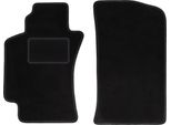Wielganizator Tappetini Auto Velours Anteriori Adatto Per Toyota Avensis I T22 (1997-2003, Berlina, Station Wagon, Liftback, Hatchback) Neri, Set 2 Pz, Con Fissaggi