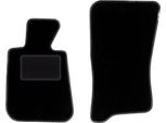 Wielganizator Tappetini Auto Velours Anteriori Adatto Per Bmw 3 E30 (1986-1993, Cabriolet) Neri, Set 2 Pz, Con Fissaggi