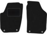 Wielganizator Tappetini Auto Velours Anteriori Adatto Per Skoda Fabia Ii (2007-2014, Hatchback, Station Wagon) Neri, Set 2 Pz, Con Fissaggi