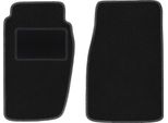Wielganizator Tappetini Auto Velours Anteriori Adatto Per Jeep Grand Cherokee Zj (1998-2005, Fuoristrada) Neri, Set 2 Pz, Con Fissaggi