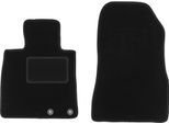 Wielganizator Tappetini Auto Velours Anteriori Adatto Per Nissan Note Ii (2012-, Hatchback) Neri, Set 2 Pz, Con Fissaggi