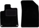 Wielganizator Tappetini Auto Velours Anteriori Adatto Per Citroen C5 I (2001-2008, Station Wagon, Berlina) Neri, Set 2 Pz, Con Fissaggi