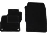 Wielganizator Tappetini Auto Velours Anteriori Adatto Per Ford Focus MK3 (2010-2018, Hatchback, Berlina, Station Wagon) Neri, Set 2 Pz, Con Fissaggi