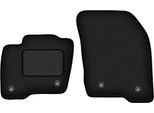 Wielganizator Tappetini Auto Velours Anteriori Adatto Per Ford S-MAX MK2 (2015-, 7 Persone) Neri, Set 2 Pz, Con Fissaggi