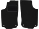 Wielganizator Tappetini Auto Velours Anteriori Adatto Per Opel Combo C (2001-2011, Furgoncino) Neri, Set 2 Pz, Con Fissaggi