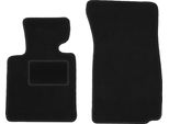 Wielganizator Tappetini Auto Velours Anteriori Adatto Per Bmw Z4 E86 (2002-2008, Coupé) Neri, Set 2 Pz, Con Fissaggi