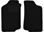 Wielganizator Tappetini Auto Velours Anteriori Adatto Per Volkswagen Golf Ii (1983-1992, Hatchback) Neri, Set 2 Pz, Con Fissaggi