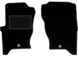 Wielganizator Tappetini Auto Velours Anteriori Adatto Per Land Rover Discovery Iii (2004-2011, Suv) Neri, Set 2 Pz, Con Fissaggi