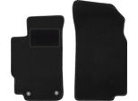 Wielganizator Tappetini Auto Velours Anteriori Adatto Per Peugeot 406 (1995-2004, Berlina, Kombi, Station Wagon) Neri, Set 2 Pz, Con Fissaggi