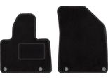 Wielganizator Tappetini Auto Velours Anteriori Adatto Per Citroen C5 Iii X7 (2008-2017, Liftback, Berlina, Station Wagon, Tourer) Neri, Set 2 Pz, Con Fissaggi