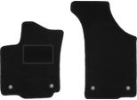 Wielganizator Tappetini Auto Velours Anteriori Adatto Per Volkswagen Phaeton (2002-2016, Berlina) Neri, Set 2 Pz, Con Fissaggi