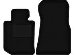 Wielganizator Tappetini Auto Velours Anteriori Adatto Per Bmw 4 G23 (2021-2022, Cabrio) Neri, Set 2 Pz, Con Fissaggi