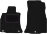 Wielganizator Tappetini Auto Velours Anteriori Adatto Per Kia Stinger 2WD (2017-, Liftback) Neri, Set 2 Pz, Con Fissaggi