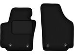 Wielganizator Tappetini Auto Velours Anteriori Adatto Per Seat Altea Xl (2006-08.2008, Minivan) Neri, Set 2 Pz, Con Fissaggi