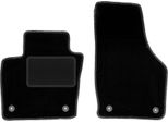 Wielganizator Tappetini Auto Velours Anteriori Adatto Per Audi Q3 I 8U (2011-2018, Suv) Neri, Set 2 Pz, Con Fissaggi