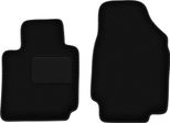 Wielganizator Tappetini Auto Velours Anteriori Adatto Per Nissan Micra K12 Cc (2003-2010, Cabriolet) Neri, Set 2 Pz, Con Fissaggi