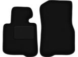 Wielganizator Tappetini Auto Velours Anteriori Adatto Per Bmw 4 F33 (2013-, Coupé Cabrio) Neri, Set 2 Pz, Con Fissaggi