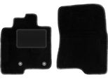 Wielganizator Tappetini Auto Velours Anteriori Adatto Per Mitsubishi Pajero Iv (2006-2018, Corta) Neri, Set 2 Pz, Con Fissaggi