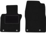 Wielganizator Tappetini Auto Velours Anteriori Adatto Per Mazda 3 Iv (2019-, Hatchback, Berlina) Neri, Set 2 Pz, Con Fissaggi