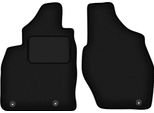 Wielganizator Tappetini Auto Velours Anteriori Adatto Per Mitsubishi Pajero Pinin (1999-2006, Suv) Neri, Set 2 Pz, Con Fissaggi