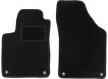 Wielganizator Tappetini Auto Velours Anteriori Adatto Per Peugeot Rcz (2010-2015, Coupé) Neri, Set 2 Pz, Con Fissaggi