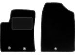 Wielganizator Tappetini Auto Velours Anteriori Adatto Per Hyundai I10 Ii (2013-, Hatchback) Neri, Set 2 Pz, Con Fissaggi