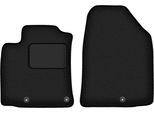 Wielganizator Tappetini Auto Velours Anteriori Adatto Per Hyundai Ioniq Electric (2016-, Crossover) Neri, Set 2 Pz, Con Fissaggi