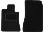Wielganizator Tappetini Auto Velours Anteriori Adatto Per Bmw 3 E30 (1982-1994, Berlina, Station Wagon) Neri, Set 2 Pz, Con Fissaggi