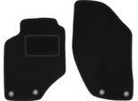 Wielganizator Tappetini Auto Velours Anteriori Adatto Per Volvo C70 I (1997-2005, Cabrio, Coupé) Neri, Set 2 Pz, Con Fissaggi