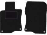 Wielganizator Tappetini Auto Velours Anteriori Adatto Per Honda Accord Viii (2008-2015, Berlina, Station Wagon, Tourer) Neri, Set 2 Pz, Con Fissaggi