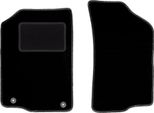 Wielganizator Tappetini Auto Velours Anteriori Adatto Per Volkswagen Scirocco Ii (1981-1992, Coupé) Neri, Set 2 Pz, Con Fissaggi