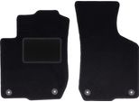 Wielganizator Tappetini Auto Velours Anteriori Adatto Per Audi A3 8L (1996-2001, Hatchback) Neri, Set 2 Pz, Con Fissaggi