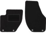 Wielganizator Tappetini Auto Velours Anteriori Adatto Per Volvo V40 Ii (2012-, Kombi, Cross Country) Neri, Set 2 Pz, Con Fissaggi