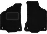 Wielganizator Tappetini Auto Velours Anteriori Adatto Per Volkswagen Polo Iii Fl 6N2 (1999-2001, Hatchback, Berlina, Classic) Neri, Set 2 Pz, Con Fissaggi