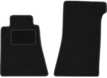 Wielganizator Tappetini Auto Velours Anteriori Adatto Per Mercedes Sl R107 Bez Katalizatora (1971-1989, Coupé) Neri, Set 2 Pz, Con Fissaggi