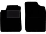 Wielganizator Tappetini Auto Velours Anteriori Adatto Per Daihatsu Charade (1994-2000, Hatchback) Neri, Set 2 Pz, Con Fissaggi