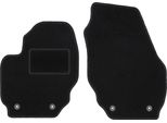 Wielganizator Tappetini Auto Velours Anteriori Adatto Per Volvo S80 Ii (2010-2017, Berlina) Neri, Set 2 Pz, Con Fissaggi