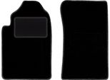 Wielganizator Tappetini Auto Velours Anteriori Adatto Per Ssangyong Rexton Ii (2006-2012, Suv) Neri, Set 2 Pz, Con Fissaggi