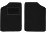 Wielganizator Tappetini Auto Velours Anteriori Adatto Per Renault 5 Ii (1986-1993, Hatchback) Neri, Set 2 Pz, Con Fissaggi
