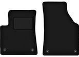 Wielganizator Tappetini Auto Velours Anteriori Adatto Per Jeep Cherokee Kl (2013-, Suv) Neri, Set 2 Pz, Con Fissaggi