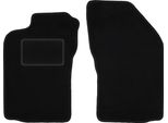 Wielganizator Tappetini Auto Velours Anteriori Adatto Per Alfa Romeo 147 (2000-2010, Hatchback) Neri, Set 2 Pz, Con Fissaggi