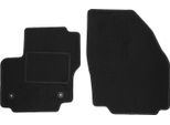 Wielganizator Tappetini Auto Velours Anteriori Adatto Per Ford S-MAX MK1 Fl (2012-2015, 7 Posti) Neri, Set 2 Pz, Con Fissaggi